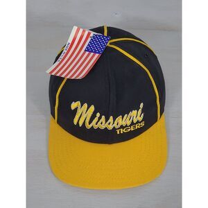 Vintage Missour Tigers Snapback Hat Made‎ In USA MIZZOU
